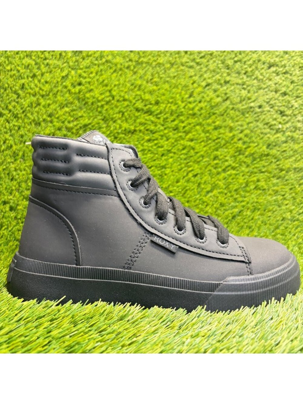 Roxy At Work Rae Hi Womens Size 9 Black Leather Composite Toe Safety Work Shoes
